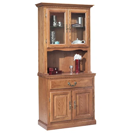 Casual China Cabinet with 1 Drawer